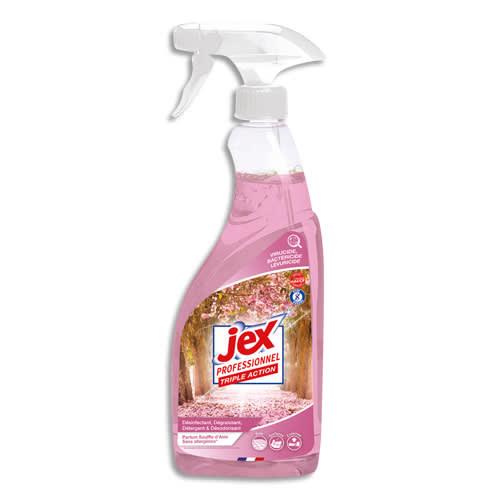 Jex professionnel spray 750 ml 4 en 1 nettoie dégraisse désinfecte parfum souffle d'asie multi-surfaces_0