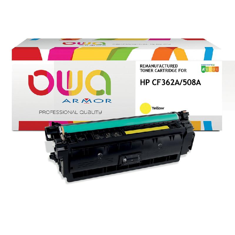 OWA Toner remanufacturé compatible HP 508A K15859OW Jaune_0