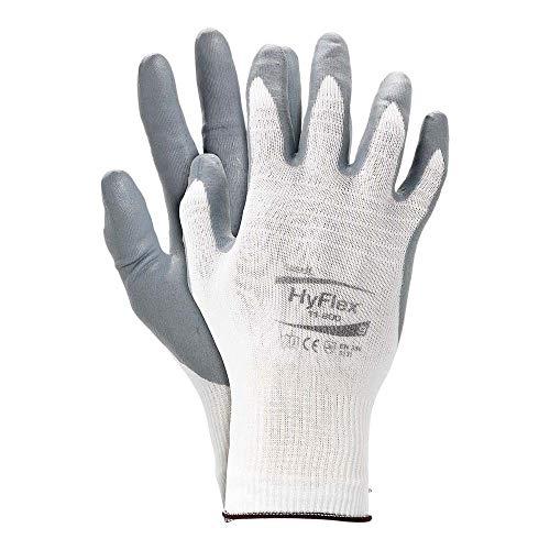 ANSELL RAHYFLEX11-800_7 LOT DE 12 GANTS DE PROTECTION BLANC/GRIS TAILL_0