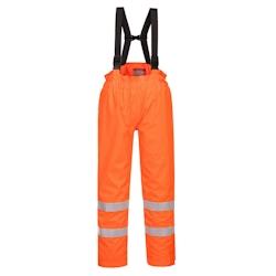 Portwest - Pantalon de pluie doublé Bizflame HV Orange Taille M - M orange S781ORRM_0