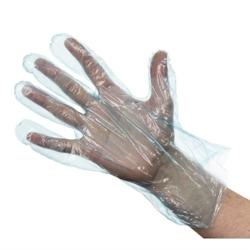 Gants Jetables   x  100      Polyéthylène  MATERIEL CHR PRO - transparent plastique 5032506012527_0