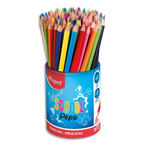 Maped pot de 72 crayons de couleur colorpeps en pot_0