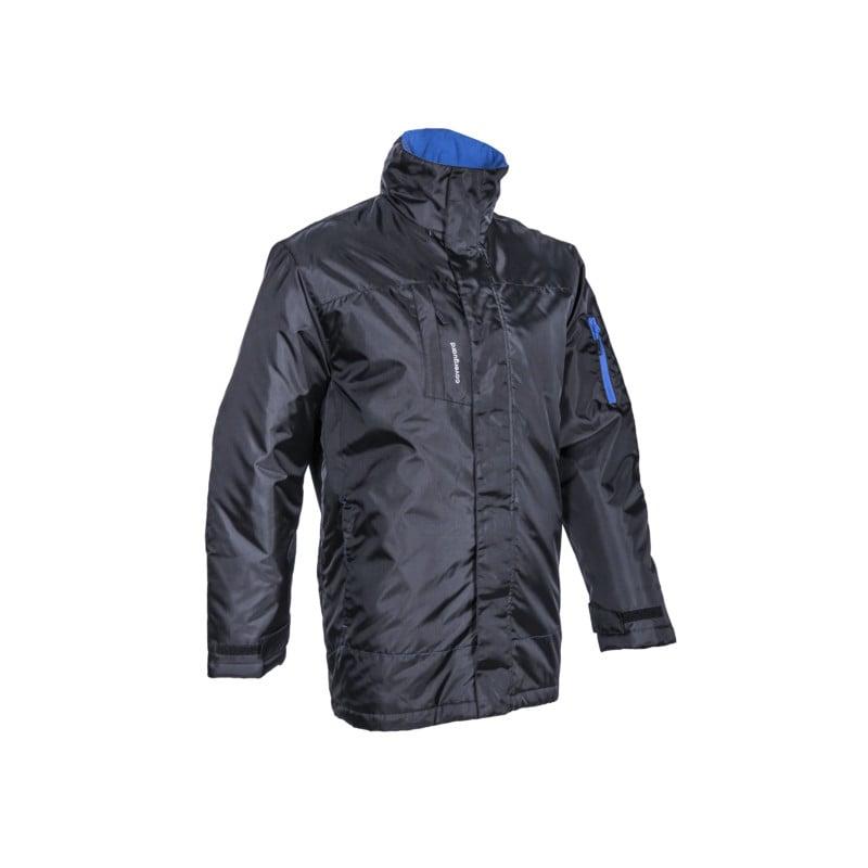 Parka - PANDA - 200D Oxford 100% PES enduit PU + Matelassage 160g/m2 - Noir/Bleu - COVERGUARD | 5PDA01_0