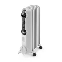 Radiateur Bain D'huille Radia Delonghi - 1500w - 3 Allures De Chauffe - Technologie Real Energy - Batterie Haute Performance - blanc TRRS 0715_0