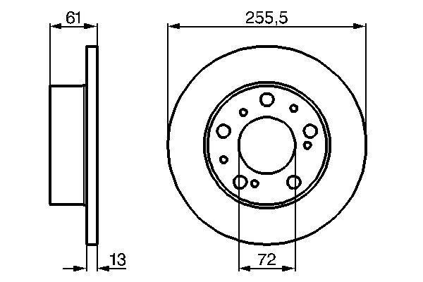 DISQUE DE FREIN BOSCH 0986478067_0