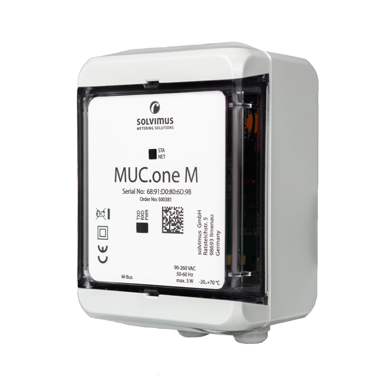 Concentrateur de données compact pour M-Bus pour la transmission des données des compteurs individuels via NB-IoT - MUC.ONE M_0