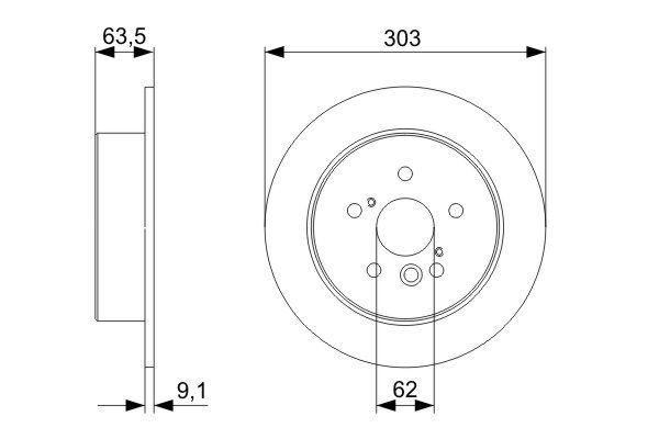 DISQUE DE FREIN BOSCH 0986479338_0