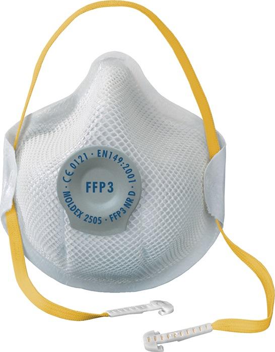 Masque de protection respiratoire Smart 250501 FFP3 / V NR D avec soupape d'expiration 10pcs/carton MOLDEX_0