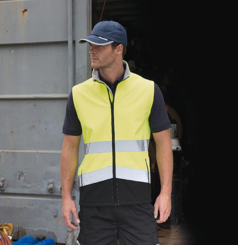 Gilet softshell High Viz -  Réf: R451X_0