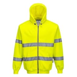 Portwest - Sweat-shirt zip à capuche HV Jaune Taille S - S jaune 5036108192434_0