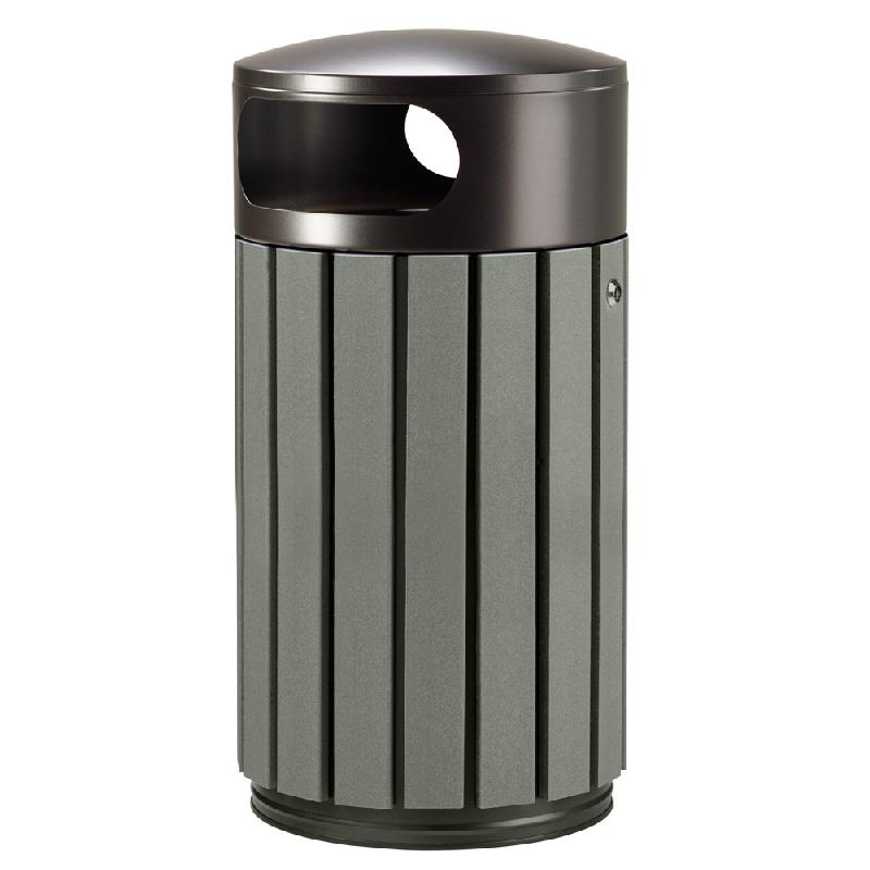 ROSSIGNOL Corbeille a poser ou a fixer zeno etik - 40 L -  latte recycle/ gris manganese_0