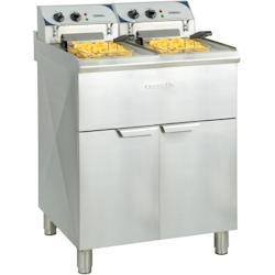 Friteuse électrique sur pieds  2 x 10 litres haut rendement - GCFP102TC_0