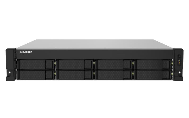 QNAP TS-832PXU NAS Rack (2 U) Ethernet/LAN Aluminium, Noir AL324_0