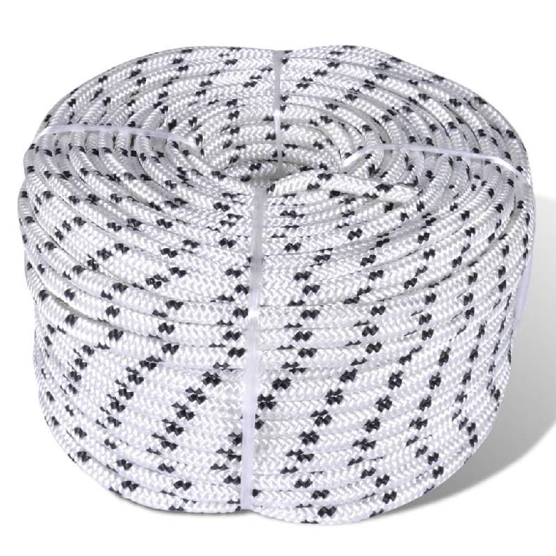 CORDE DE BATEAU TRESSÉE POLYESTER 6 MM 500 M BLANC 02_0003383_0