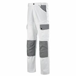 Cepovett - Pantalon blanc gris pour peintre CRAFT PAINT Blanc / Gris Taille XS - XS blanc 3184370427470_0