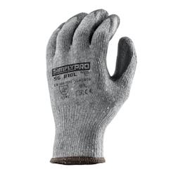 Coverguard - Gants manutention gris en poly coton enduit latex EUROSTRONG SG810L (Pack de 10) Gris Taille 11 - 5450564021556_0