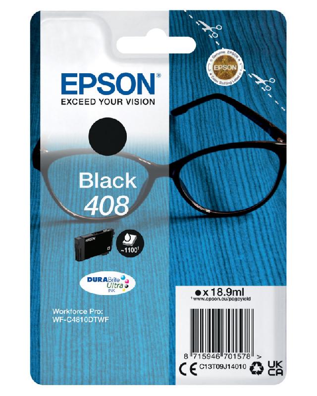 Epson 408 Cartouche d'encre originale C13T09J14010 - Noir_0