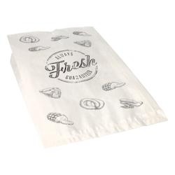 Papstar 1 lots de 1000 Sacs pour boucherie en papier kraft avec ficelle 32 cm x 20 cm x 7 cm - blanc papier 82665_0