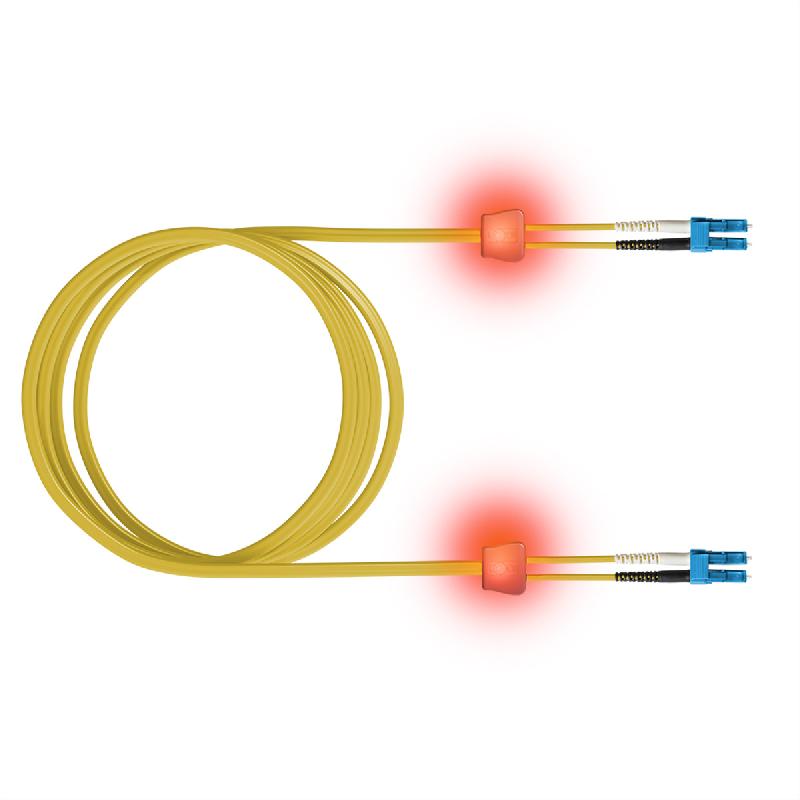 SaCon Câble FO duplex 9/125µm OS2, LC/LC, jaune, 7,5 m_0