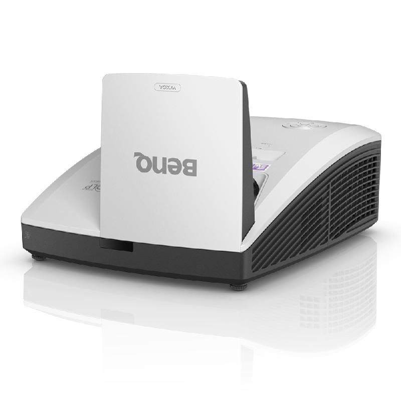 BenQ MW855UST+ vidéo-projecteur Projecteur à focale ultra courte 3500 ANSI lumens DLP WXGA (1280x800) Compatibilité 3D Noir, Blanc_0