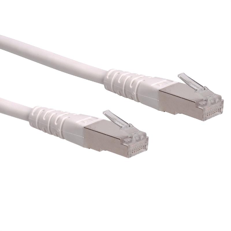 Cordon Cat.6 (Classe E) F/UTP AWG26, blanc, 1,5 m_0