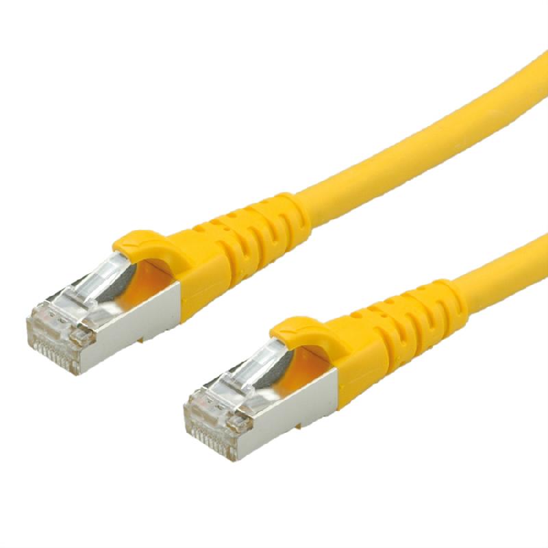 Cordon Cat.6A (Class EA) FTP AWG26, jaune, 3 m_0