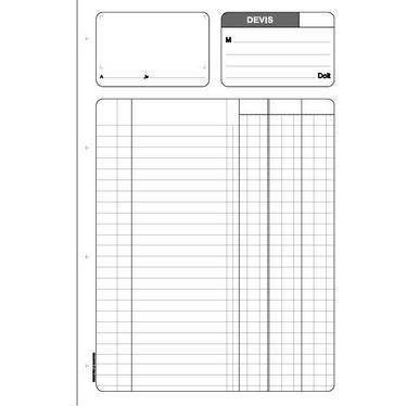 Carnet de Facture Dupli 100 x 155 mm / csj-emballages