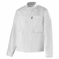 Cepovett - Veste de travail 100% coton ESSENTIELS Blanc Taille L - L blanc 3184378555588_0