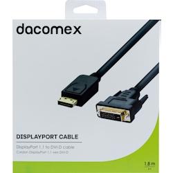 DACOMEX Cordon DisplayPort 1.1 vers DVI-D - 1,8 m - DAC-199057_0