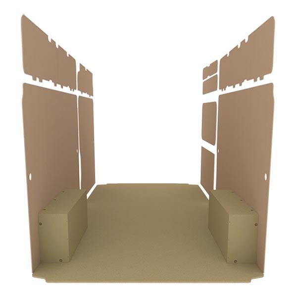 Habillage bois natural K2 aggloméré + MDF / Portes arrière incluses_0