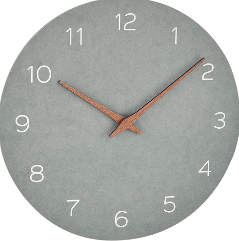 Horloge analogique à quartz Attraction Ø 22 cm, aimantée - Gris métal - La  Poste
