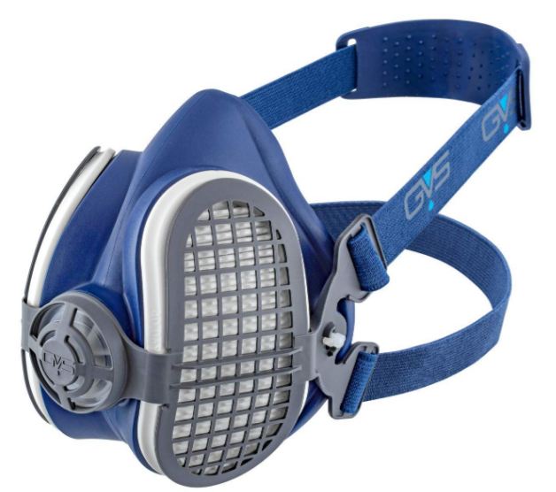 Masque de protection respiratoire P3 RD et odeurs nuisibles pour les soudeurs - Taille M/L, Bleu - ELIPSE_0