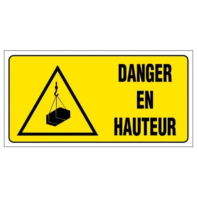 Panneaux rigides 960x480 mm jaune avertissements dangers - PNGPSC-NV15/DGHR_0