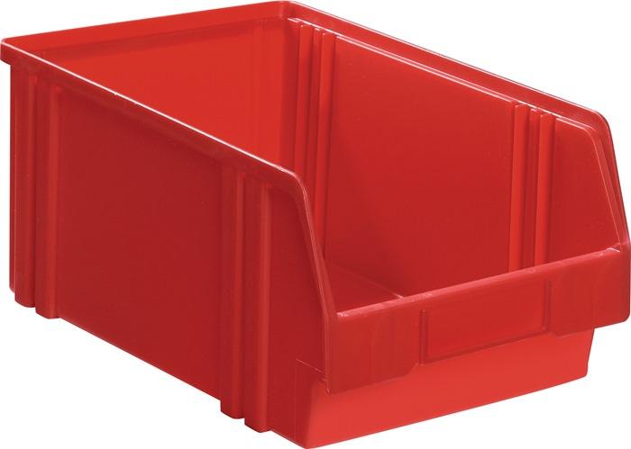 Boîte de rangement à  ouverture frontale LK L290/266xl140xH130mm PS rouge LA-KA-PE_0