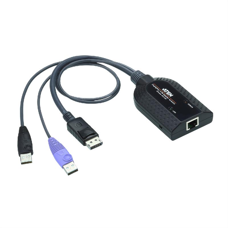 ATEN KA7189 Câble adaptateur KVM de média virtuel DisplayPort USB_0
