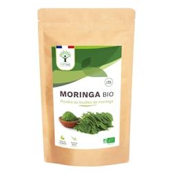 BIOPTIMAL Moringa Bio - 100% Feuilles de Moringa Oleifera en Poudre - Glycémie - Origine Kenya - Conditionné en France - Vegan- Certifié Ecocert -_0