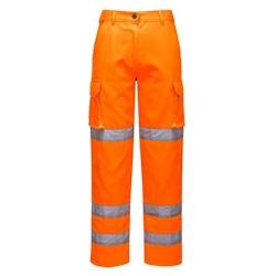 Portwest - Pantalon de travail élastiqué et confortable pour femmes haute visibilité Orange Taille S - S orange 5036108281008_0