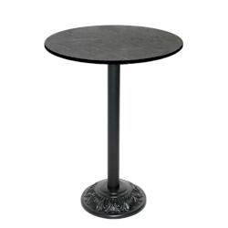 Restootab - Mange-debout style bistrot Ø70cm marquina - noir TB-VRSFF-R70M-MARQ_0