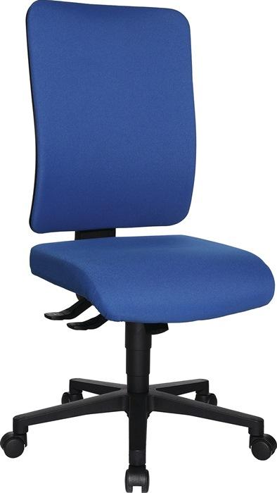 Chaise de bureau pivotante avec mécanisme synchrone bleu 450-550 mm sans accoudoirs capacité charge 110 kg TOPSTAR_0