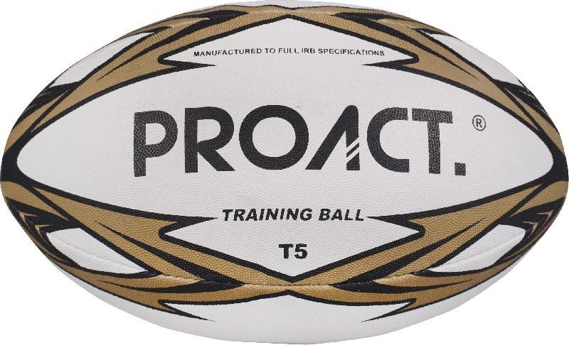 Ballon rugby challenger T5 - Réf: PA824 - PROACT - 3 couches laminées - Vessie latex_0