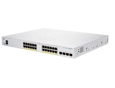 Cisco CBS250-24P-4X-EU commutateur réseau Géré L2/L3 Gigabit Ethernet (10/100/1000) Argent_0