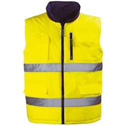 Coverguard - Gilet de travail sans manches réversible HV jaune HI-WAY classe 2 Jaune Taille 2XL - XXL jaune 3435247237839_0