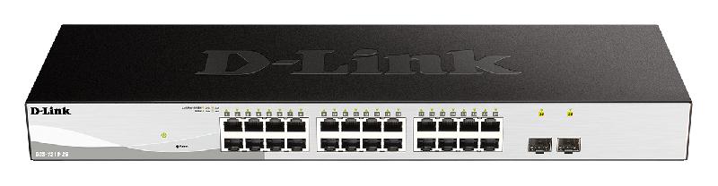 D-Link DGS-1210-26 commutateur réseau Géré L2 Gigabit Ethernet (10/100/1000) 1U Noir, Gris_0