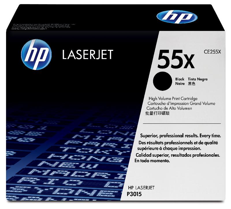 HP 55X toner LaserJet noir grande capacité authentique_0
