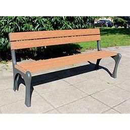 Banc vigo en Eco composite aspect naturel  - VAD COLLECTIVITES_0