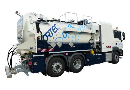 Camion hydrocureur Rivard