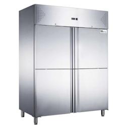 Armoire réfrigérée positive 4 portes pleines 1400 L - Inox - AA14PPNM_0