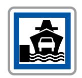 Panneau de signalisation indication: Embarcadère - CE10_0
