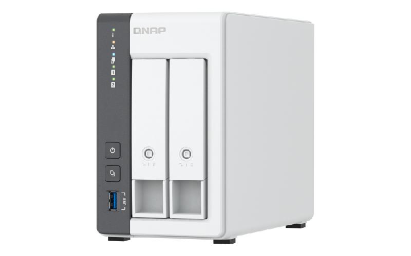 QNAP TS-216G serveur de stockage NAS Tower Cortex-A Cortex-A55 4 Go HDD Blanc_0