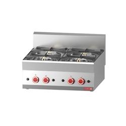 Fourneau gaz à poser 4 feux Gastro M 650 65/70PCG - inox GN055_0